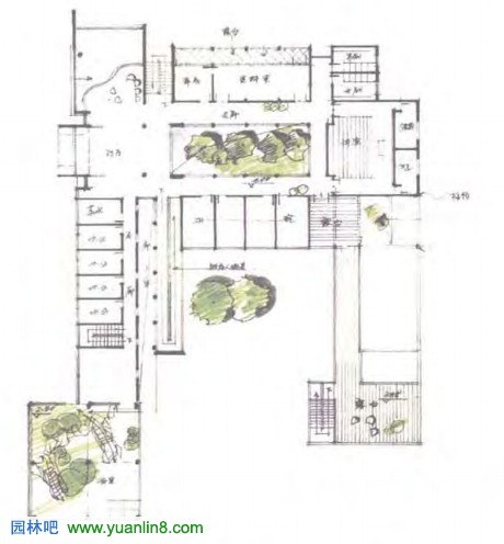 建筑快题系列资料之考试过程的技巧与技法